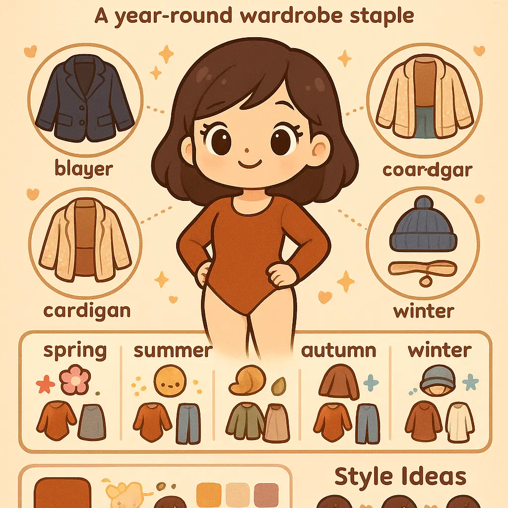 cognac bodysuit - Bodysuit