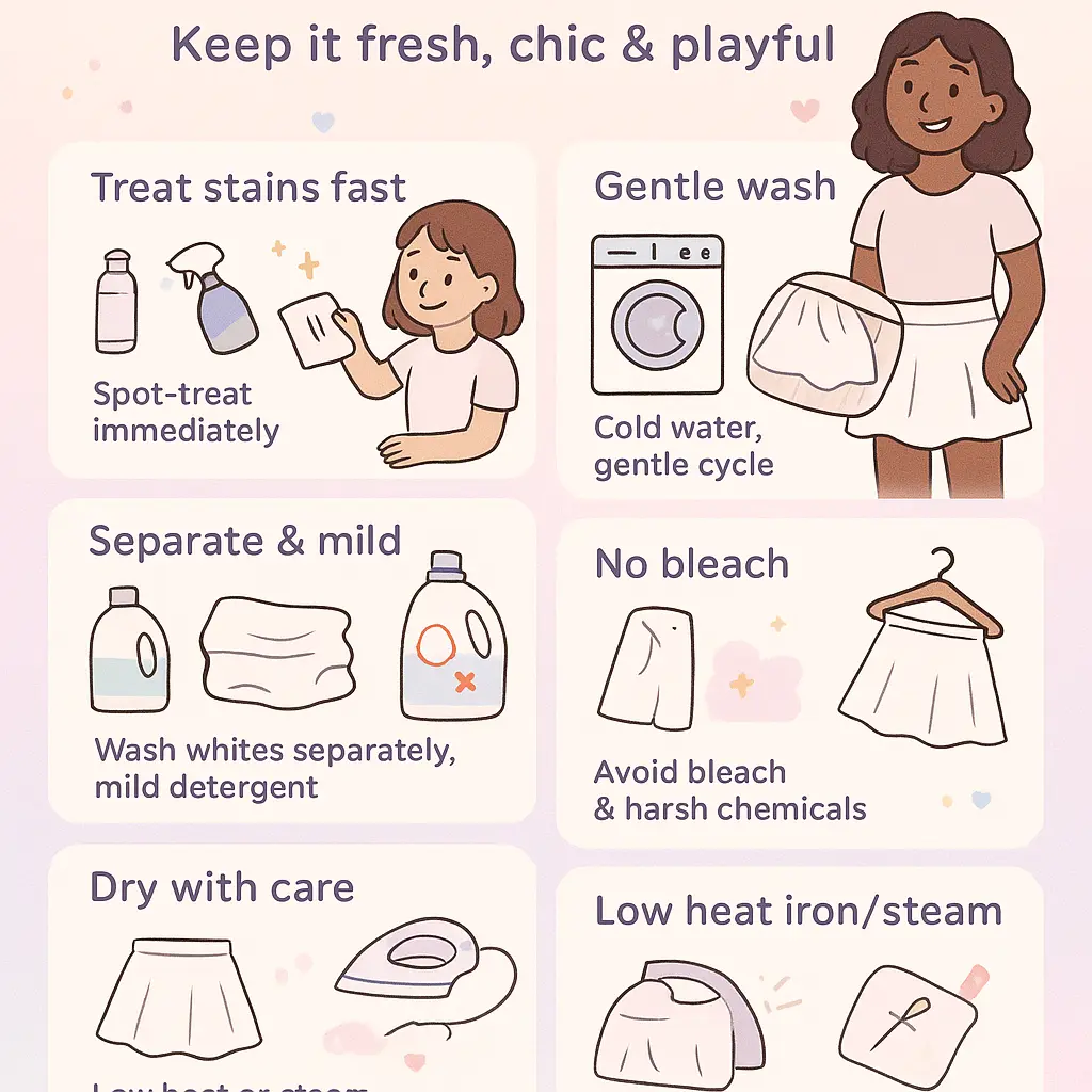 white ruffle skort - Skirts