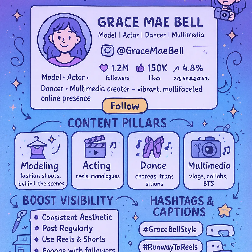 grace bell model - Profile