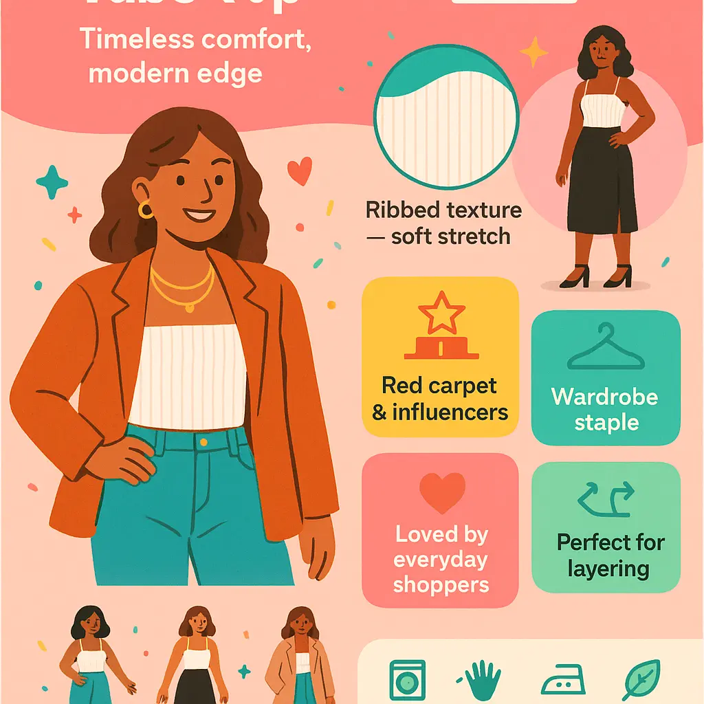 white ribbed tube top - Camisole