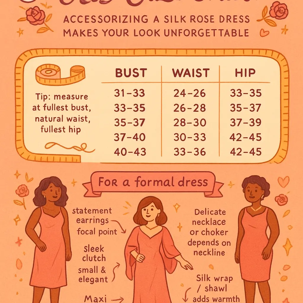 silk rose dress - Dress